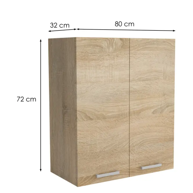 Konyhaszekrény 80G2F,2