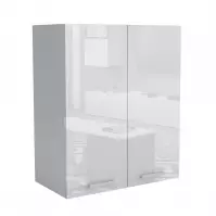 Konyhaszekrény 60G 2F V72 LUX fehér