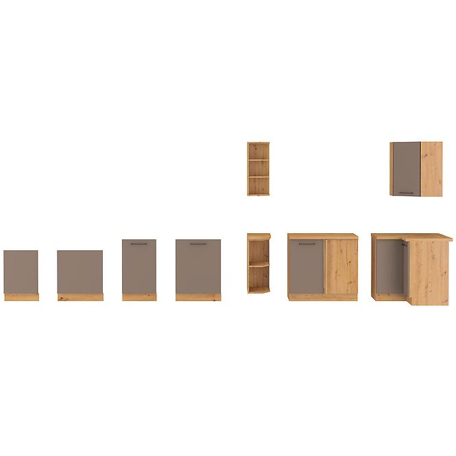 Mosogatógép ajtaja Bolonia trufel/artisan 570X596,3
