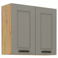 Konyhaszekrény Luna claygrey/artisan 80G-72 2F