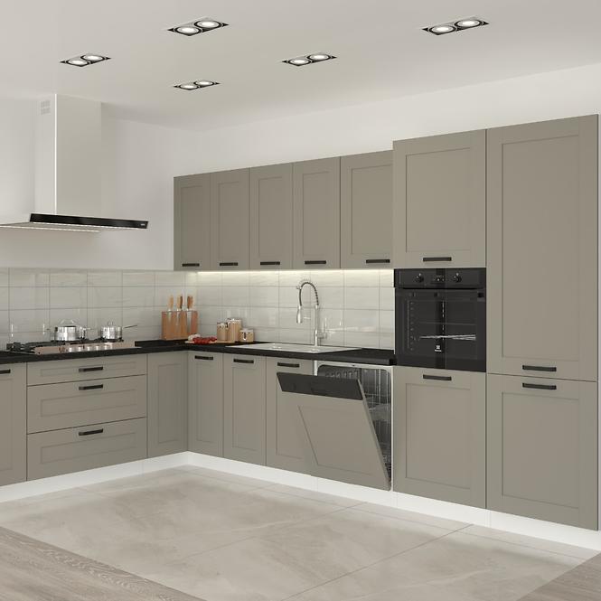Konyhaszekrény Luna claygrey/fehér 60G-72 1F