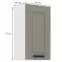 Konyhaszekrény Luna claygrey/fehér 40G-72 1F,2