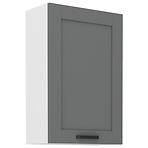 Konyhaszekrény Luna dustgrey/fehér 60G-90 1F