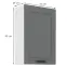 Konyhaszekrény Luna dustgrey/fehér 60G-90 1F,2