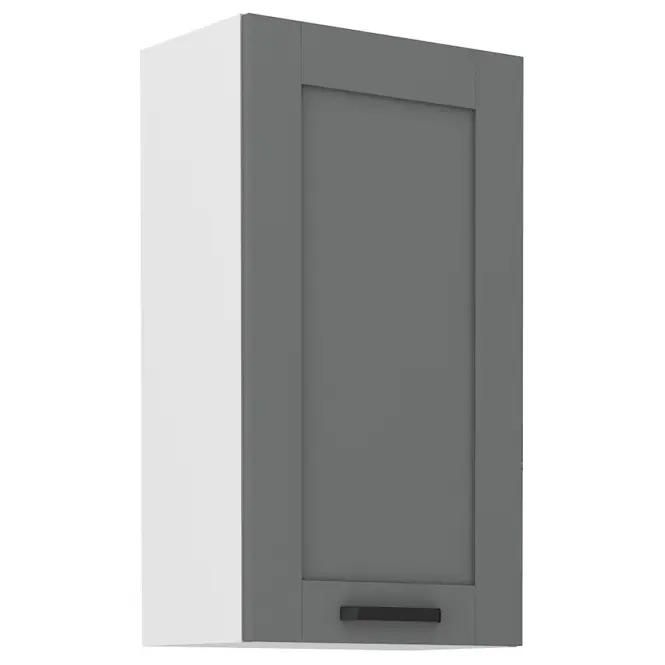 Konyhaszekrény Luna dustgrey/fehér 50G-90 1F