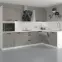 Konyhaszekrény Luna claygrey/fehér 80D 2F BB,6