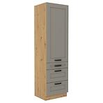Konyhaszekrény Luna claygrey/artisan 60DKS-210 3S 1F