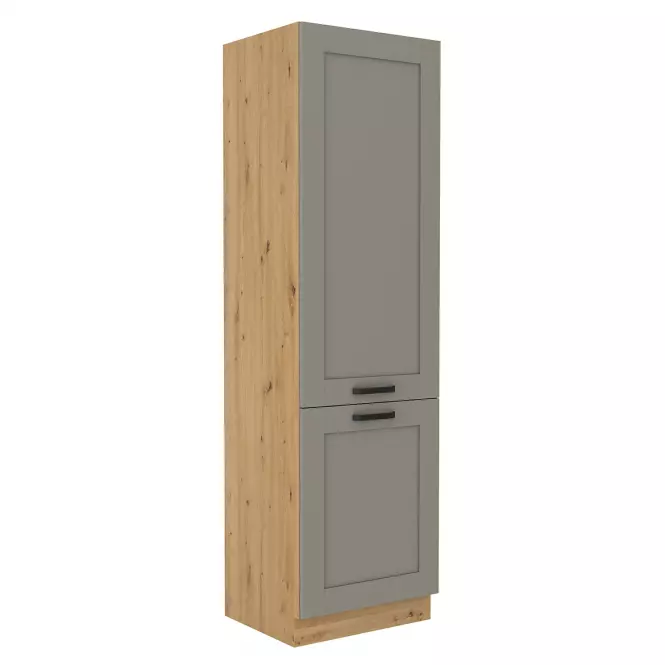 Konyhaszekrény Luna claygrey/artisan 60DK-210 2F