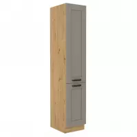 Konyhaszekrény Luna claygrey/artisan 40DK-210 2F