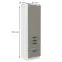 Konyhaszekrény Luna claygrey/fehér 60DKS-210 3S 1F,2