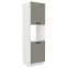 Konyhaszekrény Luna claygrey/fehér 60DP-210 2F