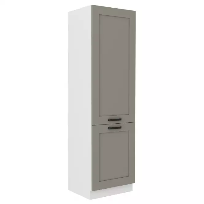 Konyhaszekrény Luna claygrey/fehér 60LO-210 2F