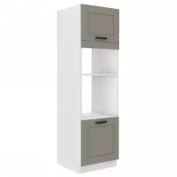 Konyhaszekrény Luna claygrey/fehér 60DMP-210 2F