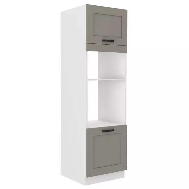 Konyhaszekrény Luna claygrey/fehér 60DMP-210 2F