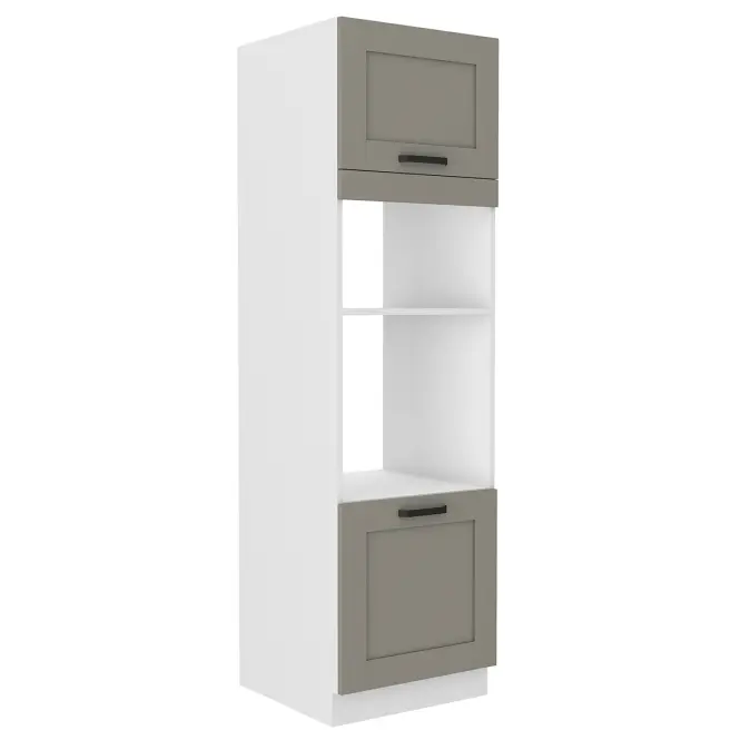 Konyhaszekrény Luna claygrey/fehér 60DMP-210 2F