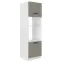 Konyhaszekrény Luna claygrey/fehér 60DMP-210 2F