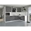 Konyhaszekrény Luna dustgrey/fehér 60LO-210 2F,6