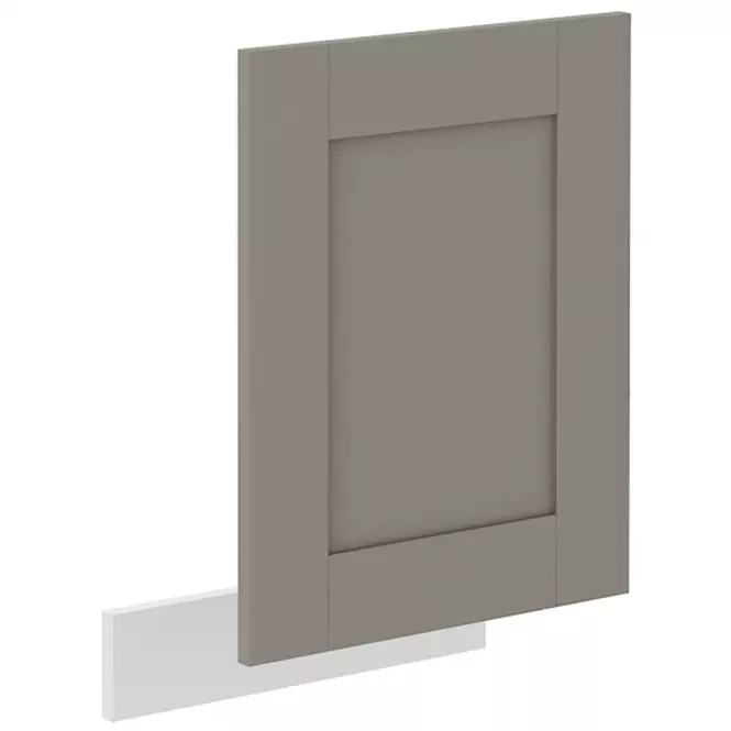 Konyhabútor ajtó Luna claygrey/fehér 570x446