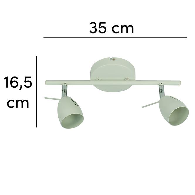 Lámpa Nina fehér VO0388 LS2