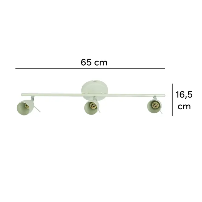 Lámpa Nina fehér VO0389 LS3,2