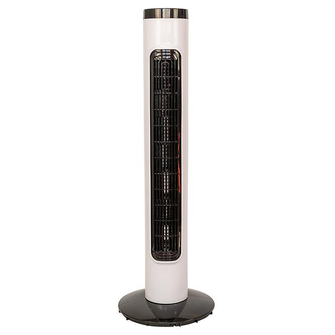 Torony ventilátor 32 ”VO2207 fehér távirányítóval és LED kijelzővel