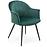 Szék K468 Velvet/Fém S. Zöld