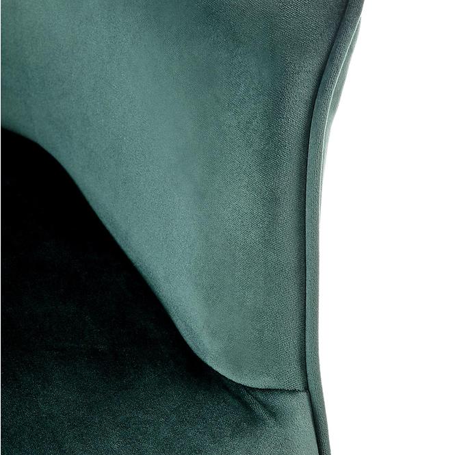 Szék K468 Velvet/Fém S. Zöld
