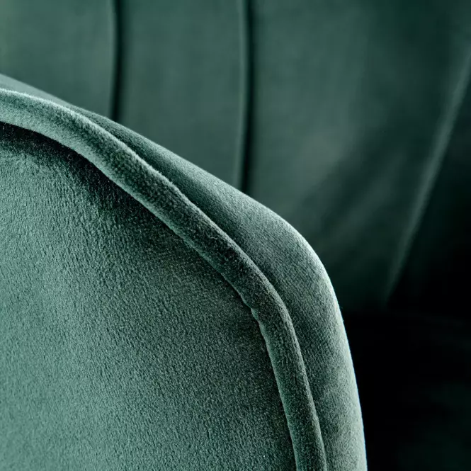 Szék K468 Velvet/Fém S. Zöld