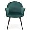 Szék K468 Velvet/Fém S. Zöld,4