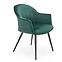 Szék K468 Velvet/Fém S. Zöld,8