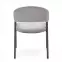 Szék K473 Velvet/Fém szürke,4