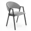 Szék K473 Velvet/Fém szürke,5