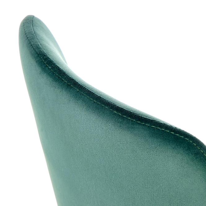 Szék K460 Velvet/Króm S. Zöld