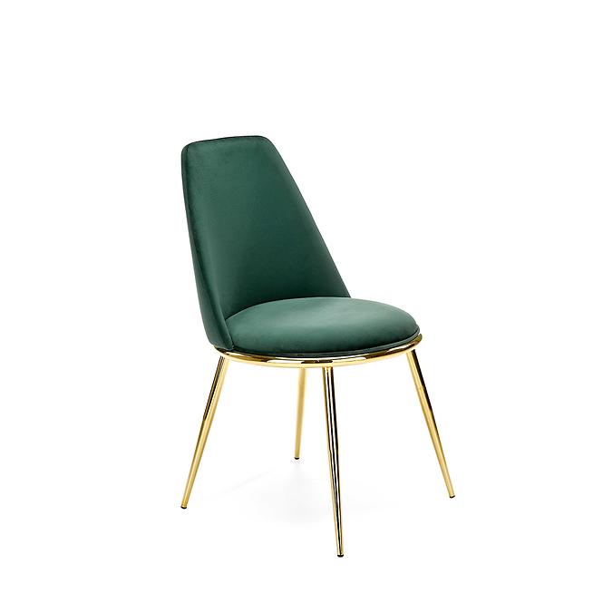 Szék K460 Velvet/Króm S. Zöld