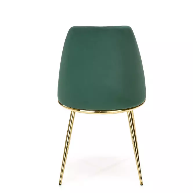 Szék K460 Velvet/Króm S. Zöld