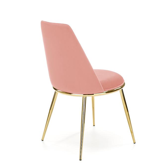 Szék K460 Velvet/Króm Rózsaszín