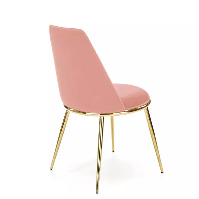 Szék K460 Velvet/Króm Rózsaszín,5