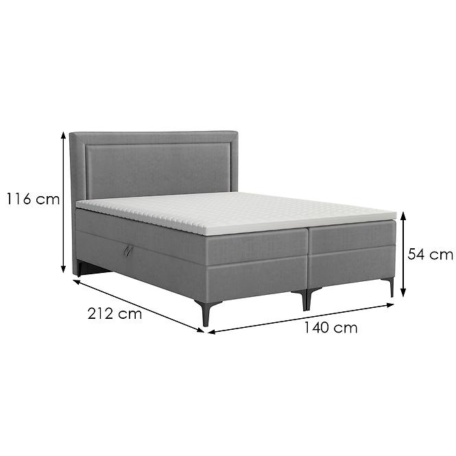 Ágy Tempe Box Spring 140x200 Fresh 32