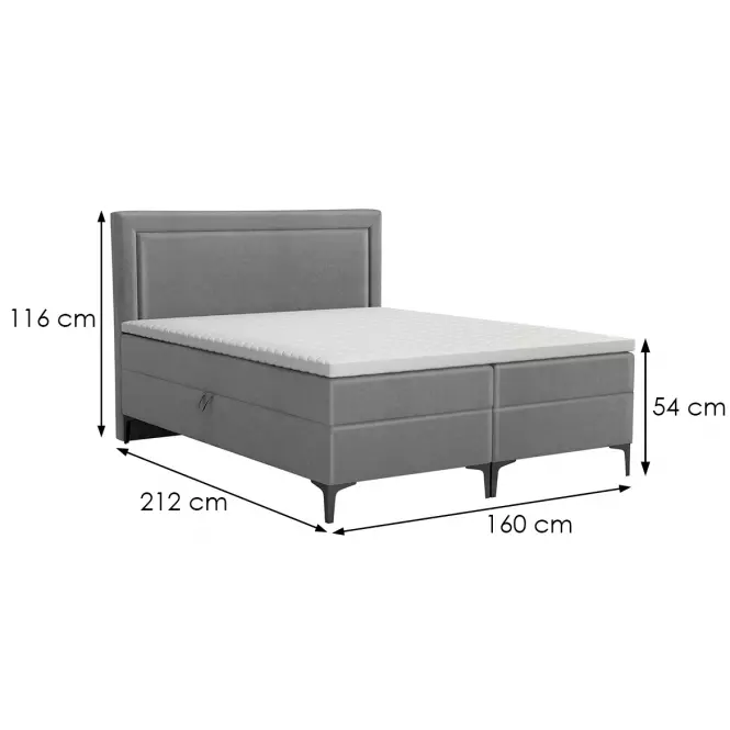 Ágy Tempe Box Spring 160x200 Fresh 32,4