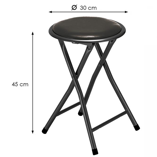 Tábori ülőke Alto Black fekete,2