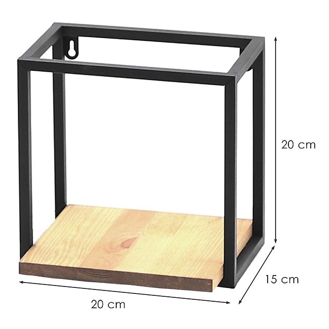 Falipolc Loft KWS-715/00 20x15 fekete