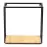 Falipolc Loft KWS-715/03/01 40x15 fekete