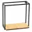 Falipolc Loft KWS-715/04/01 45x15 fekete