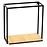 Falipolc Loft KWS-715/04/01 45x15 fekete