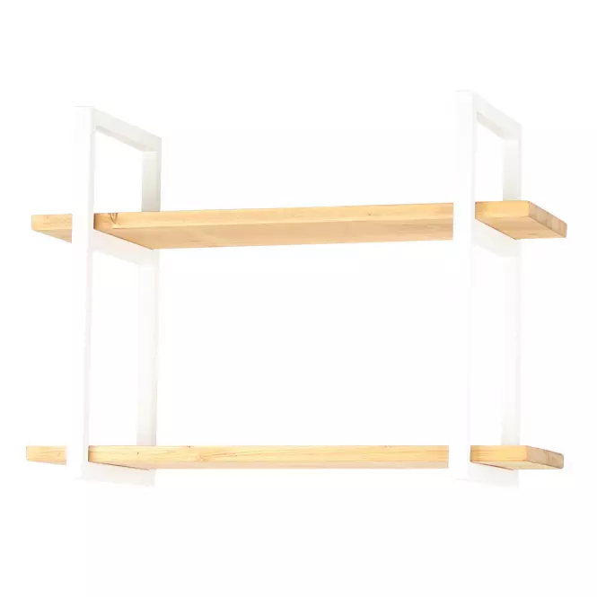 Falipolc Loft 07-01/B 59,5/43/24,3 cm fehér