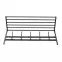 Fogas fém polccal Loft 35x75x25,5 cm fekete