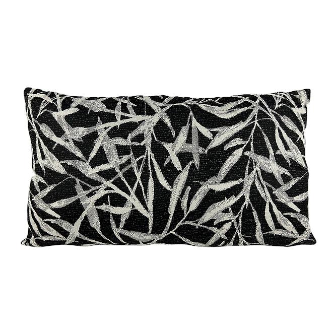 Párnahuzat Willow fekete 30x50 Merkury Home