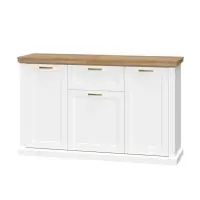 Komód Tara K3K1F WHITE/pacific walnut