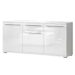 Komód Piano K180-3K1F/PN-70/KA/70 crystal white