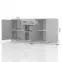 Komód Piano K180-3K1F/PN-70/KA/70 crystal white,3